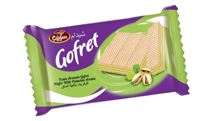 Fıstık Aromalı Gofret 55g