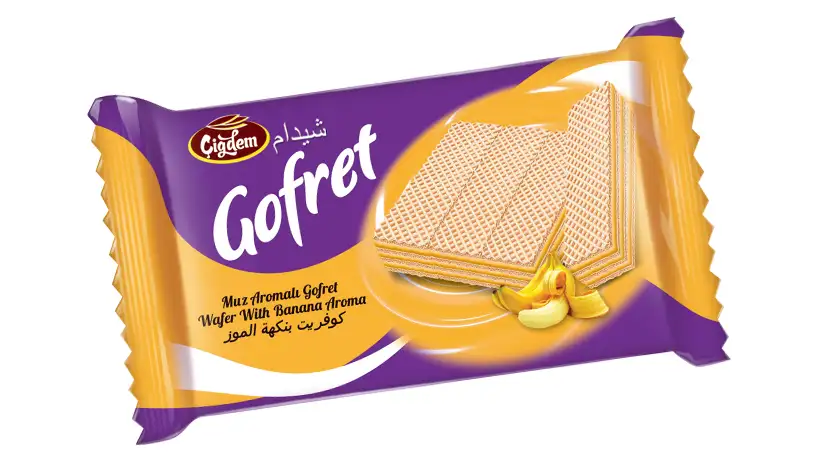 Muz Aromalı Gofret 55g