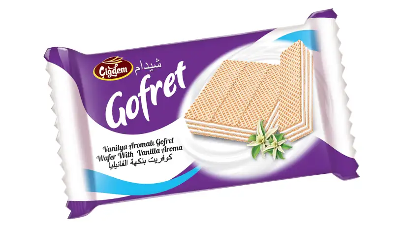 Vanilya Aromalı Gofret 55g