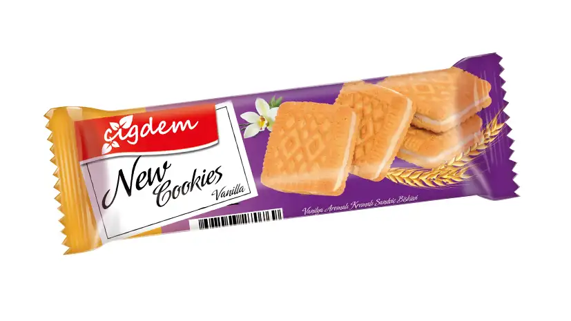 Vanilya Aromalı Kremalı Sandviç Bisküvi 60g